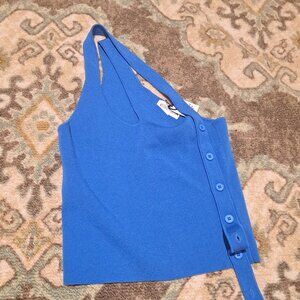 NWT Blue Knit Top from LA Clothing Store/Boutique - Medium